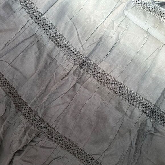 Michael Kors Women's Ombre Tiered Full Maxi Skirt - Blue, Size 10 - Picture 4 of 6